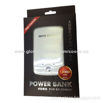 Rechargeable Mobile Power Bank, Output Double DC 5V/1A, DC 5V/2.1A